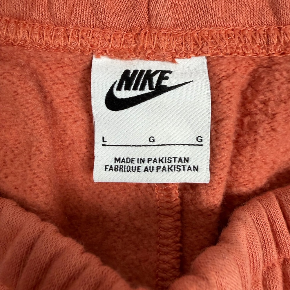 Nike Women’s Rust Orange Sportswear Essential Fleece Joggers Sweatpants Size L - Picture 15 of 17